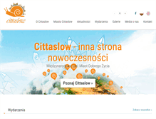 Tablet Screenshot of cittaslowpolska.pl